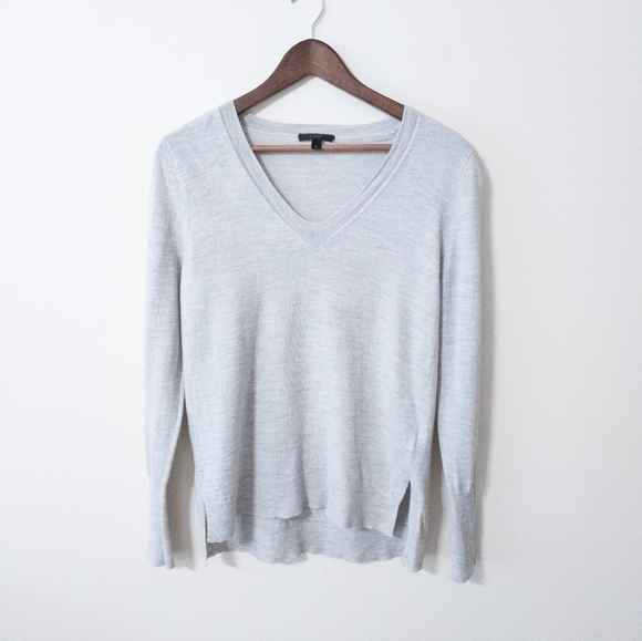 J. Crew Sweaters - J.Crew merino wool V neck long sleeve shirt size small